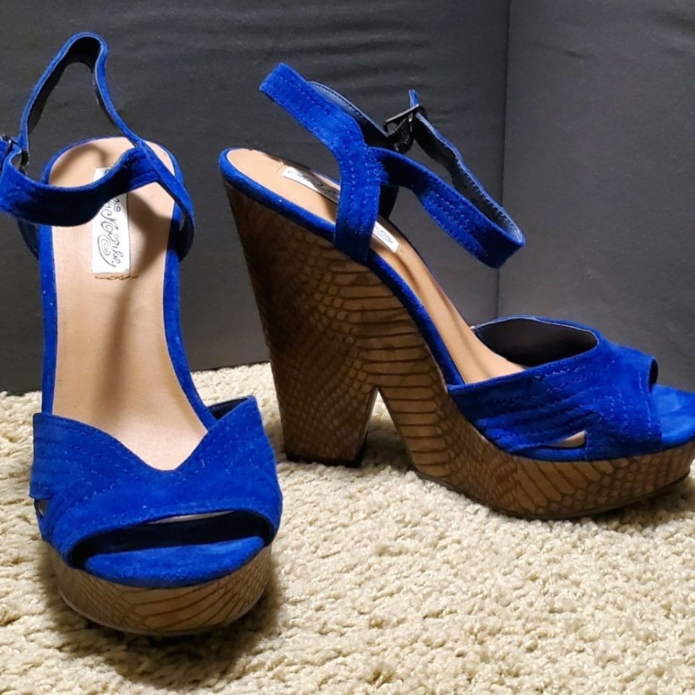 Naughty Monkey Women's Navy Fixation Wedges